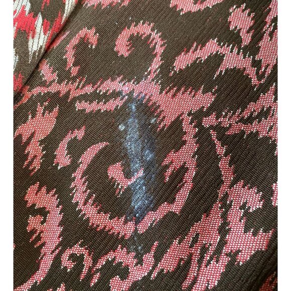 Maggie Barnes Womens Red & Brown Abstract Print Long Line  Jacket Size 3X - Picture 9 of 12